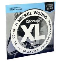 Jogo de cordas D'Addario Guitarra 12-60 EXL148 Extra Heavy Jogo de cordas D'Addario Guitarra 12-60 EXL148 Extra Heavy