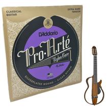 Jogo de Cordas em Nylon Para Violão - Daddario Pro Arté EJ44 Tensão Extra Hard