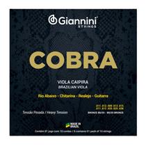 Jogo De Cordas Giannini Viola Bronze 80/20 Rio Abaixo Cv82H Jogo De Cordas Giannini Viola Bronze 80/20 Rio Abaixo Cv82H