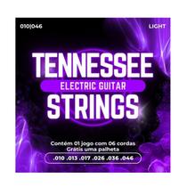 Jogo de cordas p/ guitarra 010 extra light tennessee Jogo de cordas p/ guitarra 010 extra light tennessee