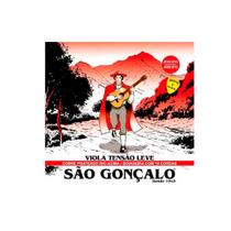Jogo De Cordas P/viola Cebolão Em Mi Cobre Prata Tensão Leve 0.010 - 0.030 / 0.010 - 0.012 São Gonçalo