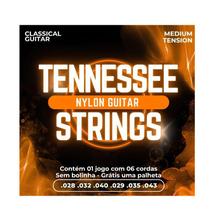 Jogo de cordas p/ violao de nylon tensao media tennessee Jogo de cordas p/ violao de nylon tensao media tennessee
