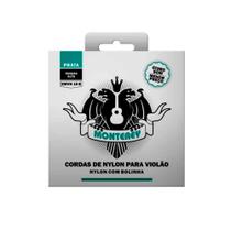 Jogo De Cordas P/violão Nylon Monterey Tensão Alta Emvn10b Prata Com Bolinha F108