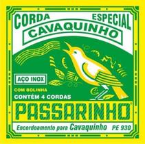 Jogo de Cordas para Cavaquinho em Aço com bolinha PE930 - Passarinho - Paganini