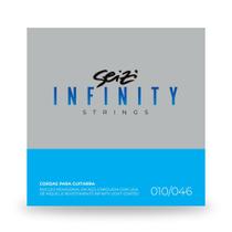 Jogo de Cordas para Guitarra Seizi Infinity Light Coated 010