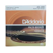 Jogo De Cordas para Violão Aço Ez900-B+PL010 Jogo De Cordas para Violão Aço Ez900-B+PL010