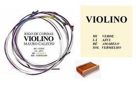 Jogo de Cordas para Violino 4/4 Mauro Calixto + Breu