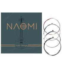Jogo de Cordas para Violino Naomi - Tamanhos 3/4 e 4/4