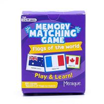 Jogo de Correspondência de Memória com Bandeiras do Mundo - Desafie sua Memória