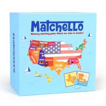 Jogo de correspondência de memória Matchello Learn Geography 50 estados