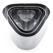 Jogo de Cortador de Esfiha em Aço Inox com 4 Peças Doupan