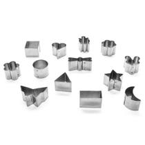 Jogo de Cortador de Mini Petit Four em Aço Inox com 13 Peças Doupan