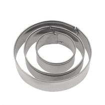 Jogo De Cortador Inox Redondo Massas, Pastas E Biscoitos.