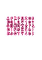 Jogo De Cortadores Alfabeto 40 Peças Co100 Konfekt