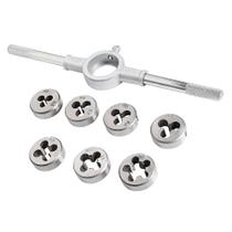 Jogo de Cossinete e Tarraxa M3 a M12 8 Peças BOM-3230 - BOMVINK Jogo de Cossinete e Tarraxa M3 a M12 8 Peças BOM-3230 - BOMVINK