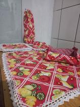 Jogo de cozinha artesanal