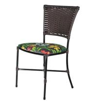 Jogo De Cozinha Cadeira Gramado Tabaco Ratan