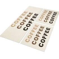 Jogo de Cozinha Coffee Plus 3Pçs 40x120+ 2 Capachos 40x60cm