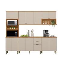 Jogo de Cozinha Compacta Dublin Jequitiba Off White Jogo de Cozinha Compacta Dublin Jequitiba Off White