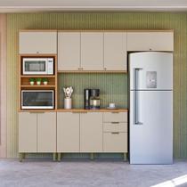 Jogo de Cozinha Compacta Gales Jequitiba Off White Jogo de Cozinha Compacta Gales Jequitiba Off White