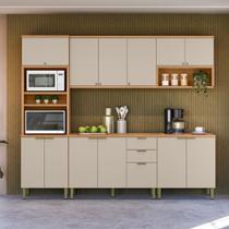 Jogo de Cozinha Compacta Kosovo Jequitiba Off White Jogo de Cozinha Compacta Kosovo Jequitiba Off White