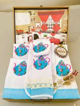 Jogo De Cozinha Completo 12 Peças C/cortina E Toalha De Mesa Jogo De Cozinha Completo 12 Peças C/cortina E Toalha De Mesa
