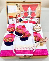 Jogo De Cozinha Completo 12 Peças C/cortina E Toalha De Mesa Jogo De Cozinha Completo 12 Peças C/cortina E Toalha De Mesa