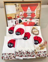 Jogo De Cozinha Completo 12 Peças C/cortina E Toalha De Mesa Jogo De Cozinha Completo 12 Peças C/cortina E Toalha De Mesa