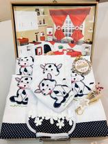 Jogo De Cozinha Completo 12 Peças C/cortina E Toalha De Mesa Jogo De Cozinha Completo 12 Peças C/cortina E Toalha De Mesa