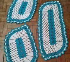 Jogo de cozinha em croche Jogo de cozinha em croche