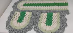 Jogo de cozinha em crochê