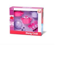 Jogo de cozinha infantil panelinhas mamy cook 07-peças - silmar brinquedos Jogo de cozinha infantil panelinhas mamy cook 07-peças - silmar brinquedos