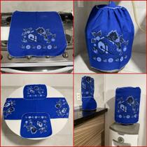 Jogo De Cozinha Kit 7 Peças Estampados Conjunto Completo Panos De Cozinha