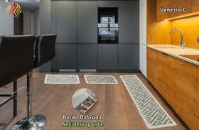 Jogo De Cozinha Lorena Sisal Look Venezia C Kit Com 3 Pecas