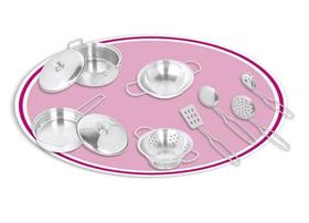 Jogo De Cozinha Lucy - Braskit Jogo De Cozinha Lucy - Braskit