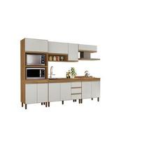 Jogo de Cozinha Modulada Karen 05 Peças Nature Off White