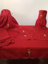 Jogo de cozinha Oxford vermelho Jogo de cozinha Oxford vermelho
