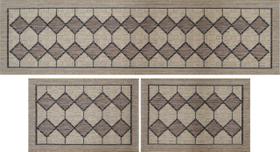 Jogo De Cozinha Rayza Sisal Look Firenze Kit Com 3 Peças