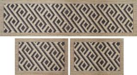 Jogo De Cozinha Rayza Sisal Look Venezia Kit Com 3 Peças