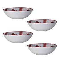 Jogo De Cumbucas 4 Tigelas Plástica Melamina Resistente Açai