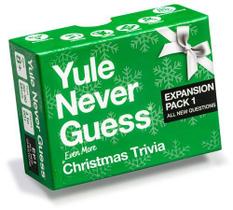 Jogo de curiosidades de Natal, pacote de expansão Yule Never Guess 1 Jogo de curiosidades de Natal, pacote de expansão Yule Never Guess 1