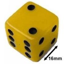 Jogo De Dado 16mm (1,6cm) Amarelo Mostarda EJ Games Jogo De Dado 16mm (1,6cm) Amarelo Mostarda EJ Games