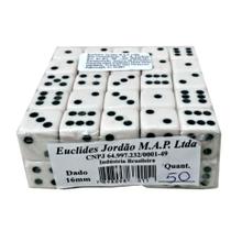 Jogo De Dado 16mm (1,6cm) Euclides Jordão - 50 Unidades Jogo De Dado 16mm (1,6cm) Euclides Jordão - 50 Unidades