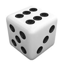 Jogo De Dado 18mm (1,8cm) Euclides Jordão - 1 Unidade