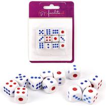 Jogo De Dados Com 12 Pecas 1,5Cm Na Cartela