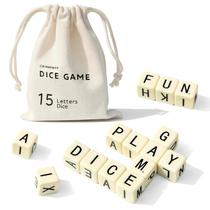 Jogo de dados de palavras cruzadas Jogo de palavras COHHFWPD com dados de 15 letras grandes