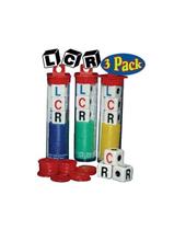 Jogo de Dados LCR George & Company LLC - Pacote com 3