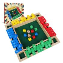 Jogo de dados Shut The Box GOTHINK 1-4 jogadores com 10 dados