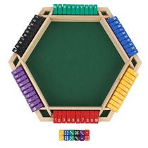 Jogo de dados Shut The Box Keenso para crianças e adultos com 12 dados