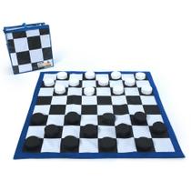 Jogo de Dama e Xadrez Gigante Educativo, Lógico e Criativo - LDM Brinquedos